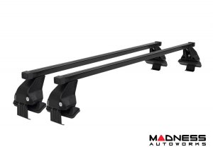 Dodge Hornet Roof Rack Cross Bars - for models w/o factory roof rails - Black 